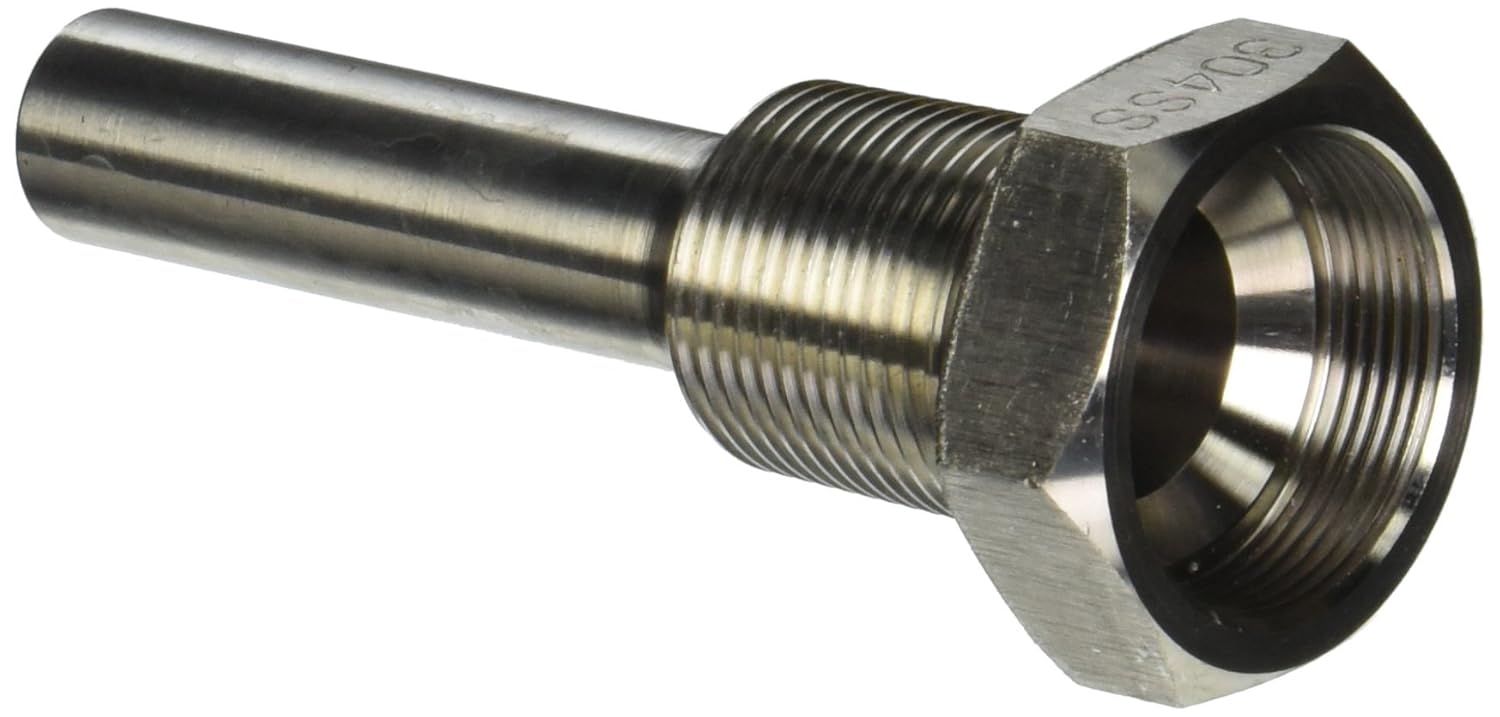 Trerice 34F5 Thermowells for Industrial Thermometers, 3/4" NPT