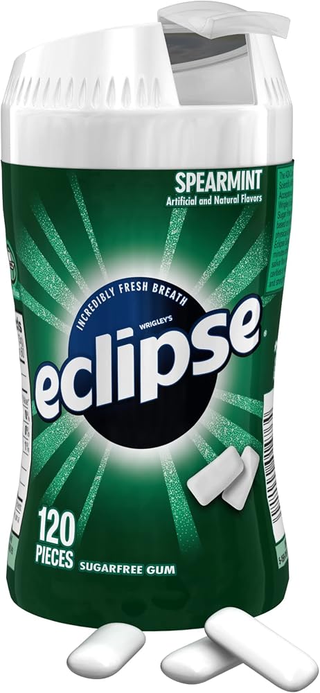 Eclipse, Sugar Free Gum Spearmint, 120 ct