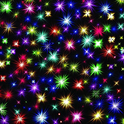 Miniatura 10 de Vinilo de transferencia de calor para planchar con patrones digitales de película extrema de 15 pulgadas (estrellas americanas, 1 yarda)