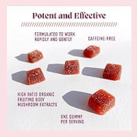 Vista 3 de Microjoy Motivate Gummies – Energy, Stamina & Brain Support with Cordyceps Mushrooms, Maca & Vitamin B12 – Vegan, Gluten-Free, Non-GMO – Berry