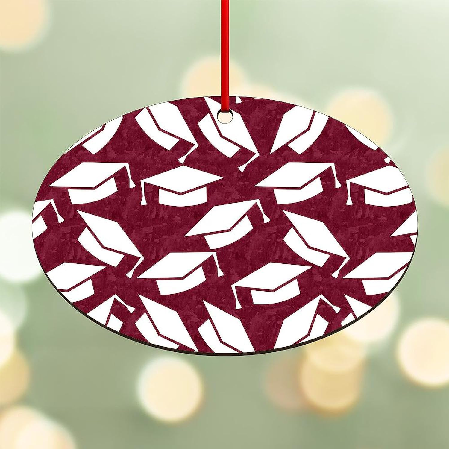 CafePress Graduate Oval Wood Ornament, 5.25" W x 3.5" H