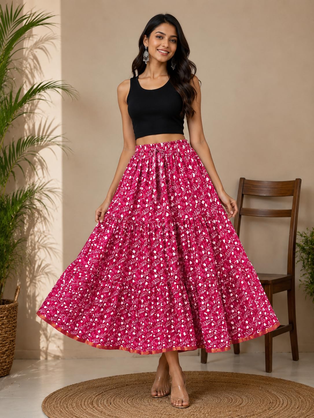 Rayon Skirt for Woman-picture-10