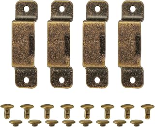 TopHomer 4PCS Tape Measure Holder, Bronze, 7.3cm/2.9in, 0.5cm/0.2in Hole, For Professional Tool Use & DIY Projects