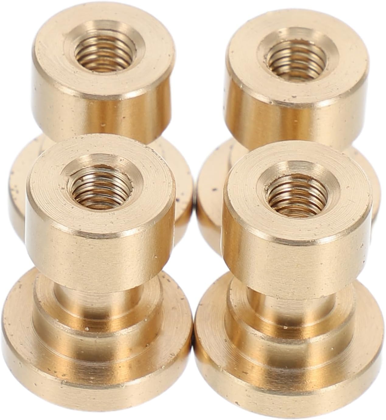 Zerodeko 4pcs Crystal Cabinet Knob Base Brass Handles for Kitchen Cabinets Bathroom Vanities and Furniture Drawer Accessories Fit for Versatile Home Decor