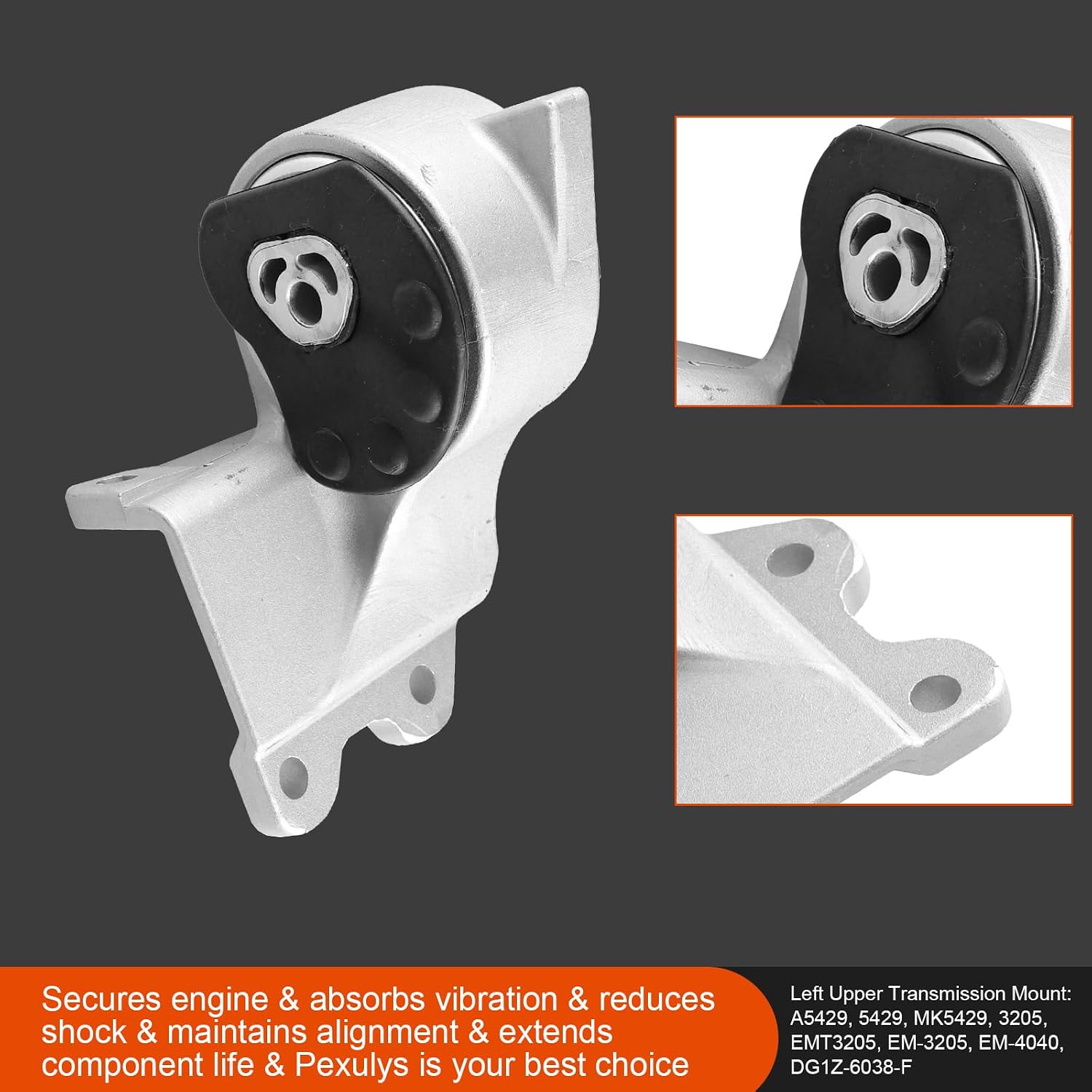 3Pcs Engine Mount for Ford Flex 2009-2012 3.5L, for Taurus 2008-2012 3.5L, for Taurus X 2008-2009 3.5L, for Lincoln MKS 2009-2012 3.7L, for Mercury Sable 2008-2009 3.5L, A5425 A5342 A5429
