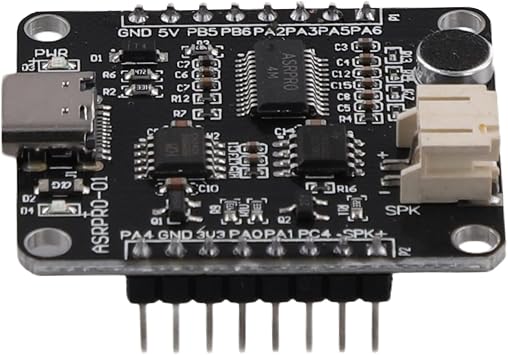 ASR-PRO Development Board 4M Flash Memory Voice Recognition Module Development Board Pin Header Already Welded