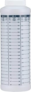 Attwood 11873-1 Wide-Mouth Marine Fuel Oil Mixing Bottle - Precise Ratios for 2-Cycle Engines