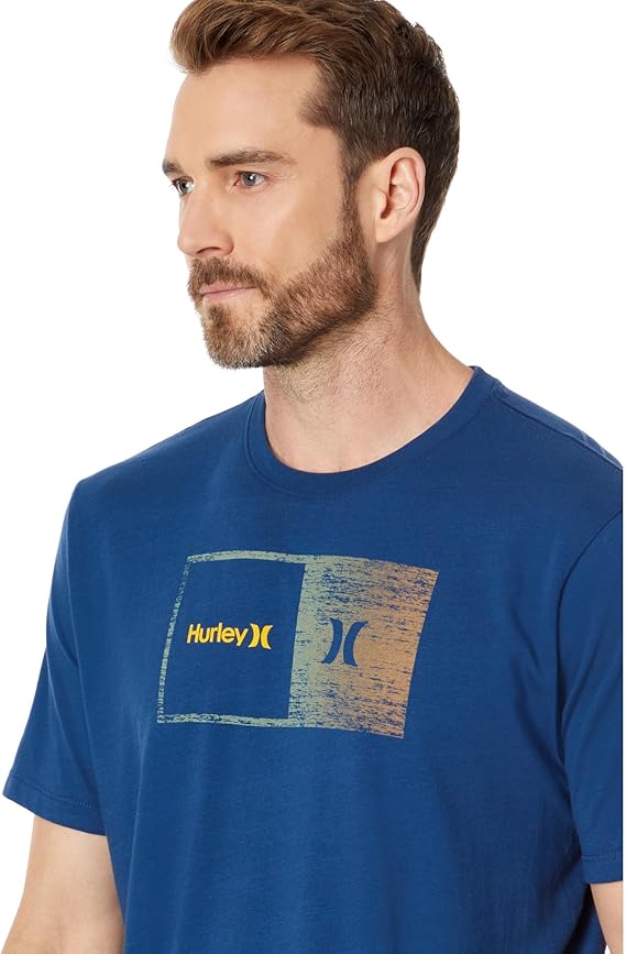 Hurley Camiseta De Manga Corta Halfer Swamis Lavada Para Hombre