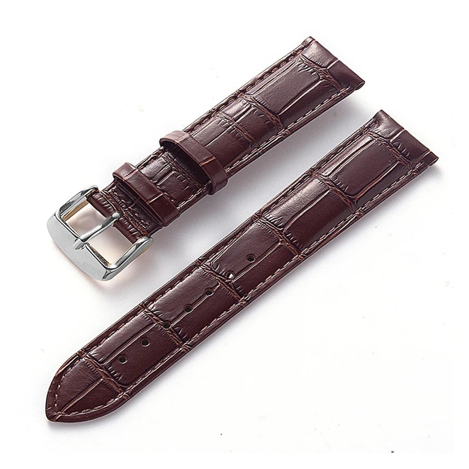 Bracelet cuir marron pour montre accessoire élégant homme femme