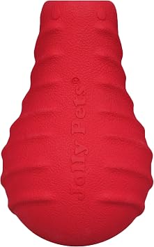 Jolly Pets Tuff Range Tuff Toppler Rocking Treat Dispenser Dog Toy, 5 Inches, Red