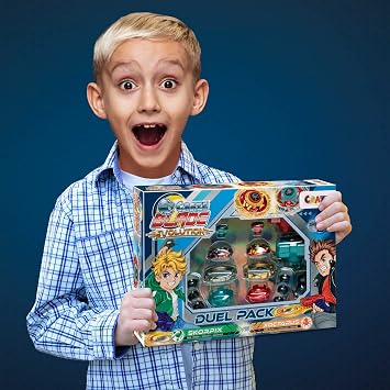 CRAZE Blade Battle Spinner – Skorpix Xoctarus Evolution 35993 Metal Spinning Top for Children, Blade Toy