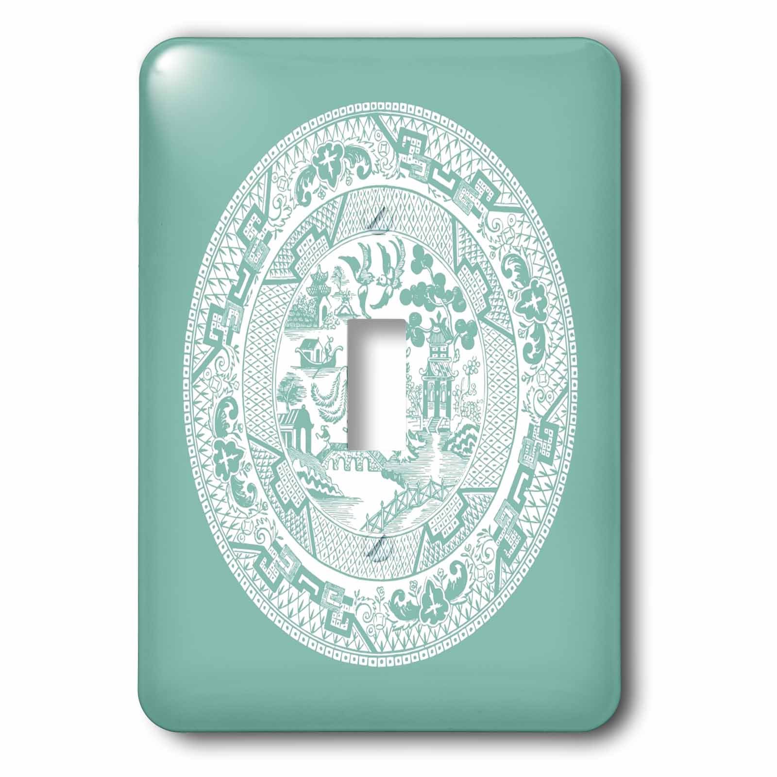 Placa de porcelana para interruptor multicolor 3dRose lsp_220442_1 decorativa