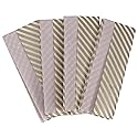 Hallmark Signature Reversible Tissue Paper (Gold Stripe and Light Pink)