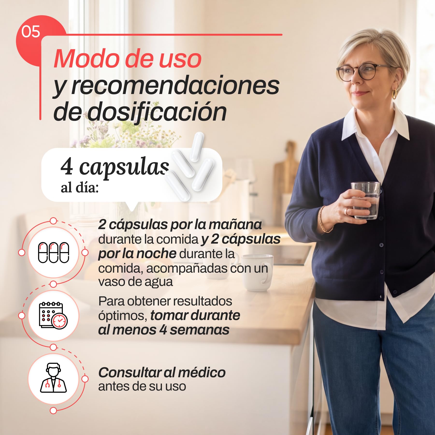 Cápsulas Cardiobalance | Salud del Corazón | Extracto de Arándano Rojo 450mg + Coenzima Q10 + L-Arginina | Fórmula Cardiovascular con Vitamina B1, B6, B9, Magnesio | 40 Cápsulas