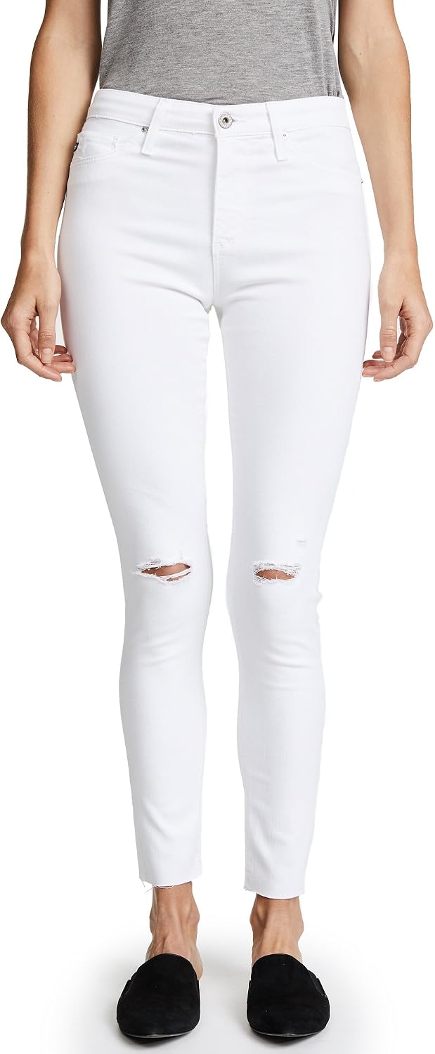 Farrah Skinny Ankle Raw Hem at Amazon 