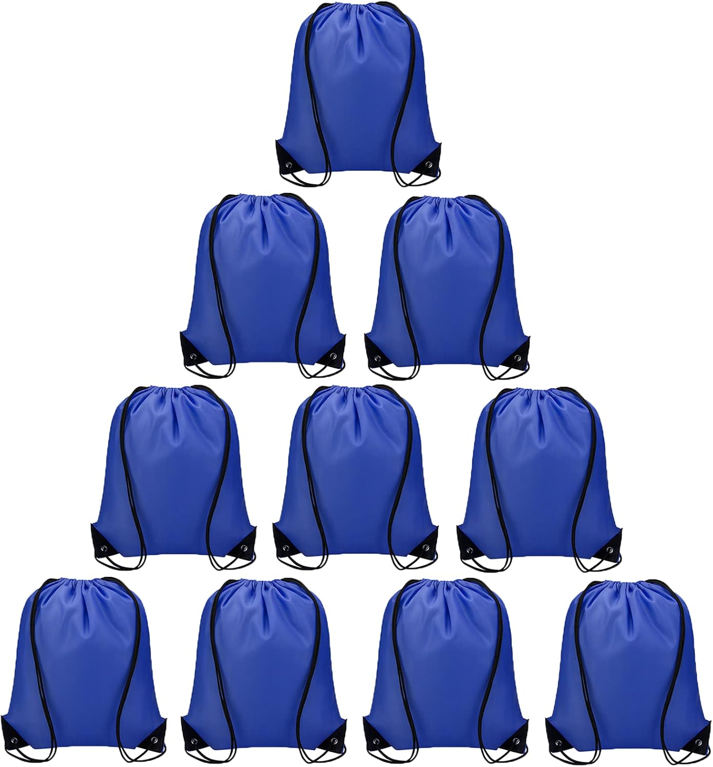 Vorspack 60 Pcs Drawstring Bags Bulk - Drawstring Backpack Draw String Back Bag for Gift, DIY, Party, Gym, Trip - 20 Colors