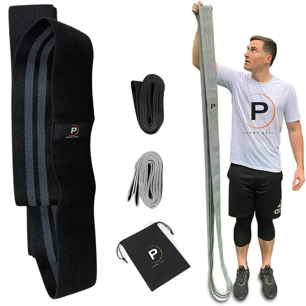 ⭐︎PAMMA QAZIトレーニングバンド トレーニングチューブ 黒 Amazon.co.jp: PQエクストラロング弾性抵抗バンド(194cm-76