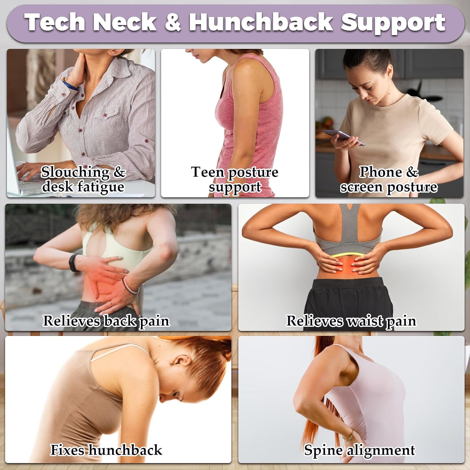2PCS Posture Corrector Set,Nighttime Posture Brace Sleeping and Adjustable Back Straps For Posture,Unisex,Provides Soft and Comfortable Back Support,Effectively Relieves Pain