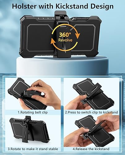Miniatura 5 de SOiOS Funda para Samsung Galaxy A03s funda de protección de grado militar a prueba de caídas para teléfono celular  Fundas protectoras resistentes