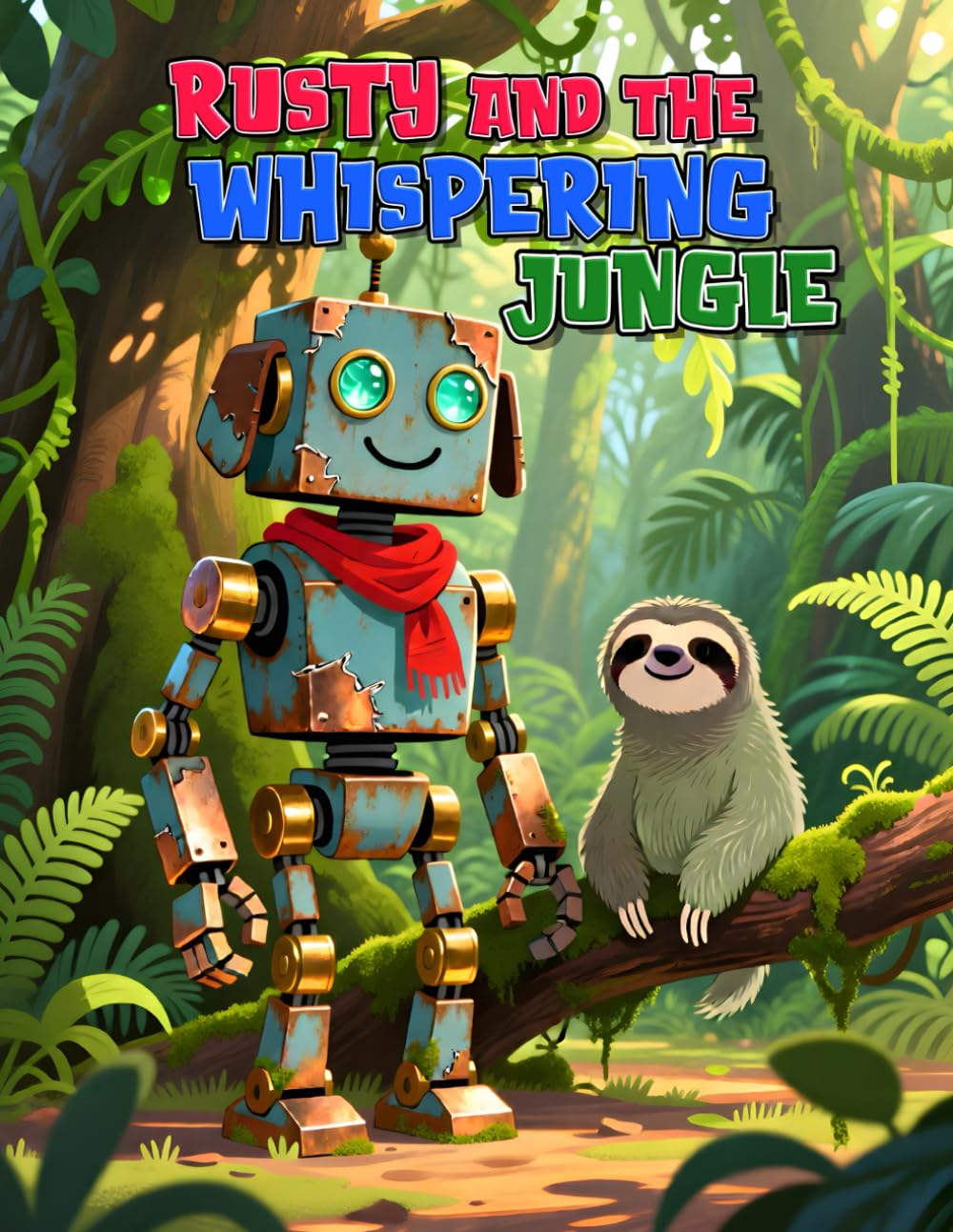 Rusty and the Whispering Jungle: A Gentle Story About Kindness, Belonging, and a Broken Robot : Perfect for Ages 3-8