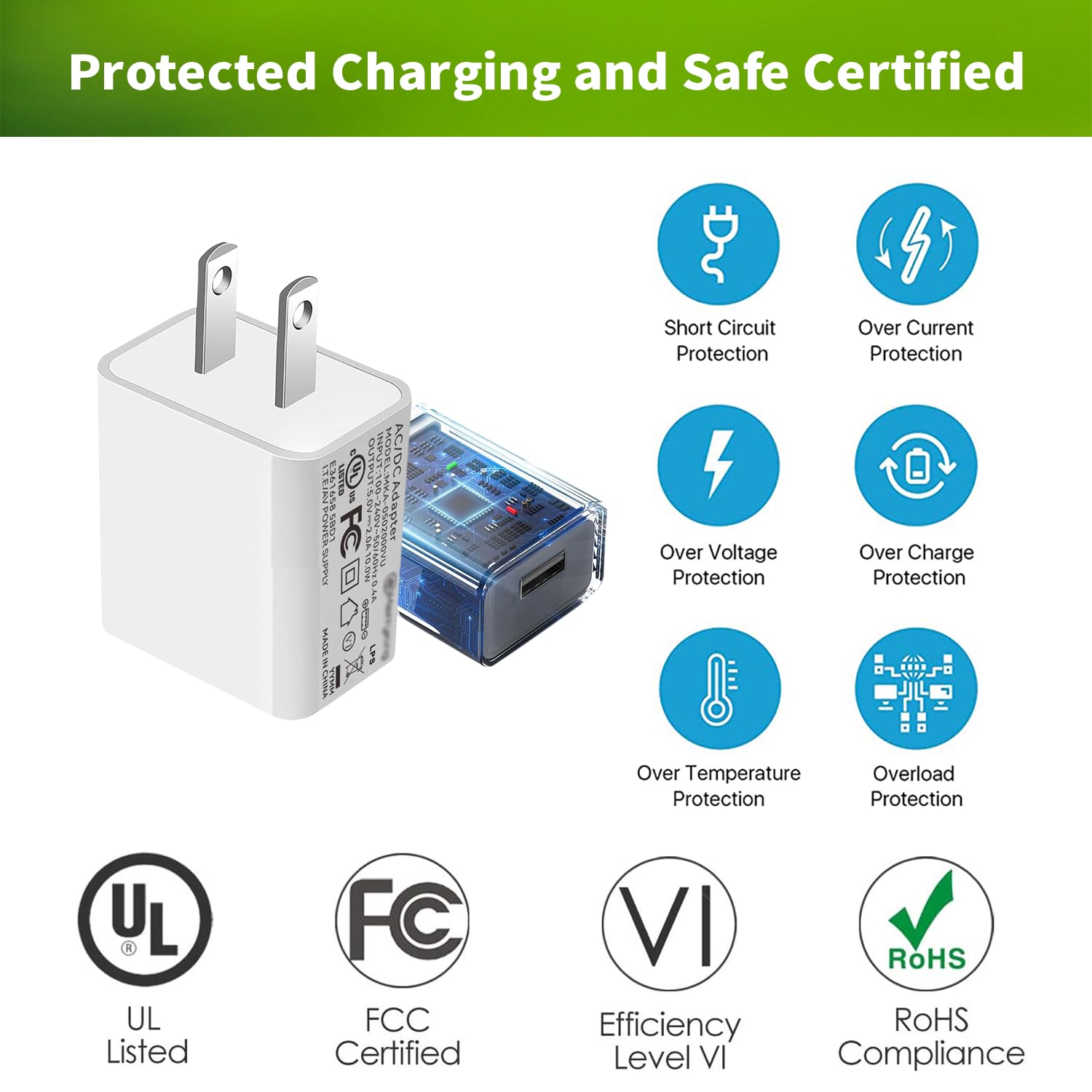 LONNKY Power Adapter for Google Nest Cam (Battery) - 2nd Gen, 10ft/3m Flat Weatherproof Charging Cable for Indoor & Outdoor Use, Provides Continuous Power Supply – White