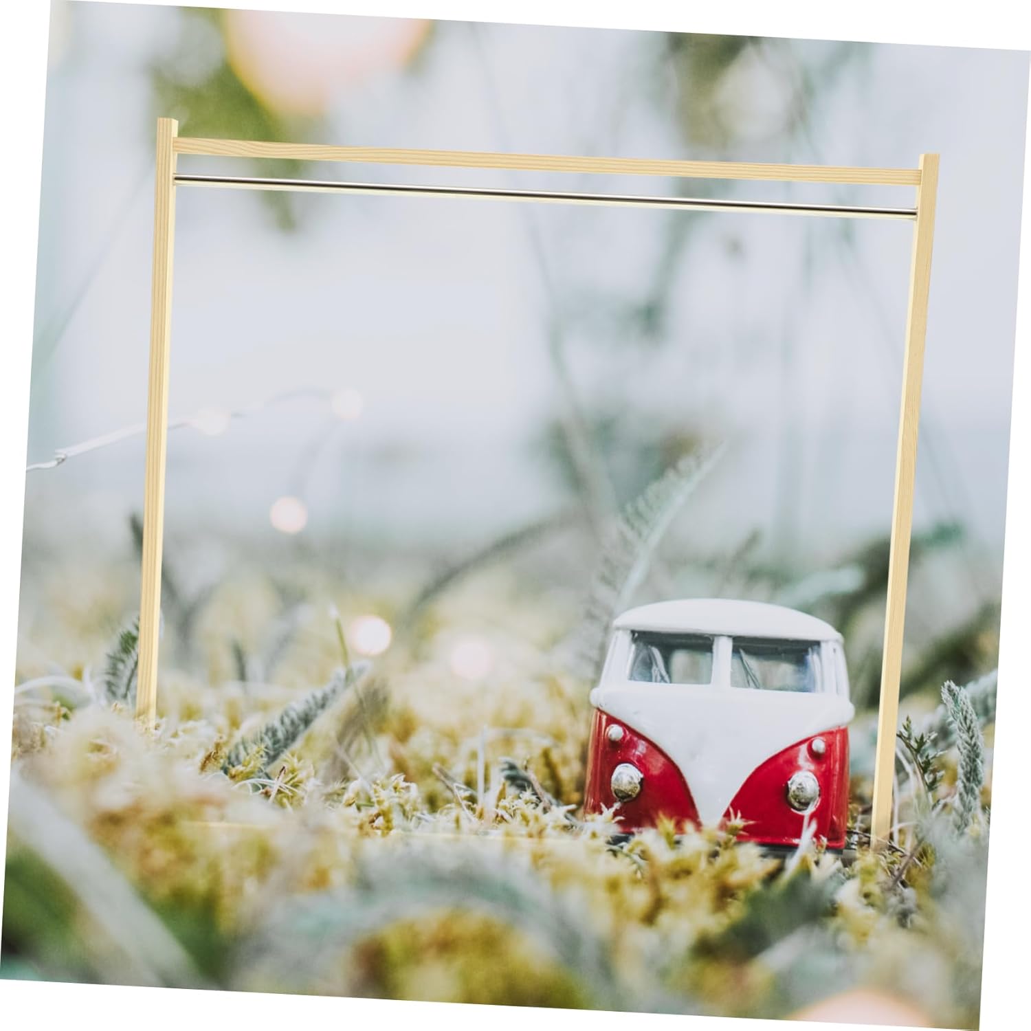 VICASKY 1set Doll Clothing Storage Stand Doll Dress Hanger Rack Dress Hangers for