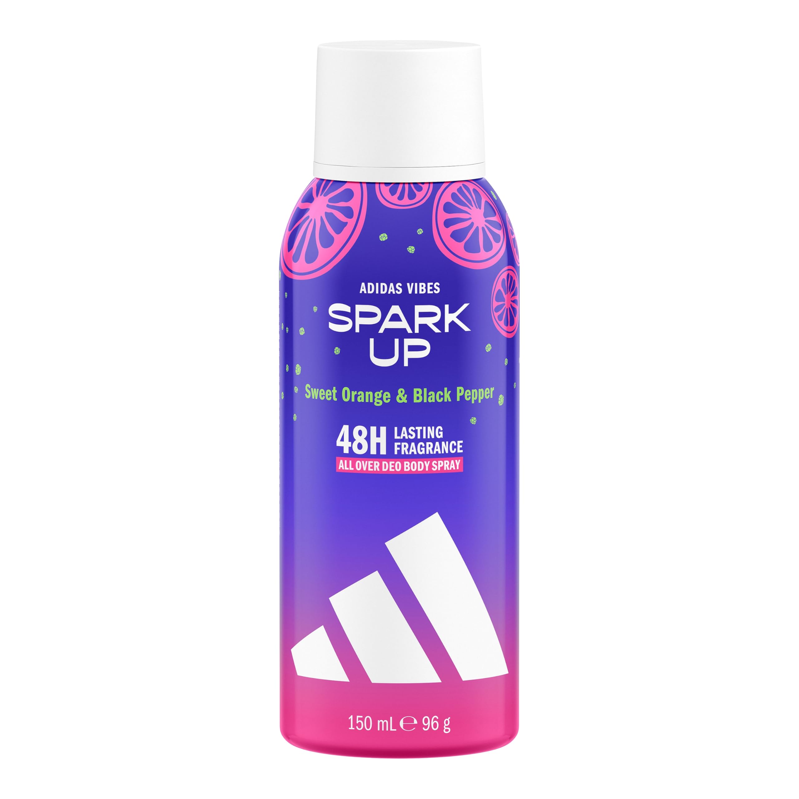 Adidas Vibes Spark Up 48H All Over Deo Body Spray Unisex - 96g-image-32