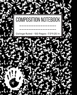 Left Handed,Wide Ruled Composition Notebook: Left Handed College Ruled Notebook | 100 pages,7.5 x .9.25 inches Marble Theme | Essential Writing Skills ... and Preschool Lefties (Japanese Edition)