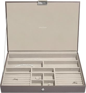 STACKERS Mink & Gray Velvet Supersize Stacker lid