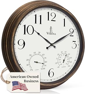 Large Outdoor Patio Clock