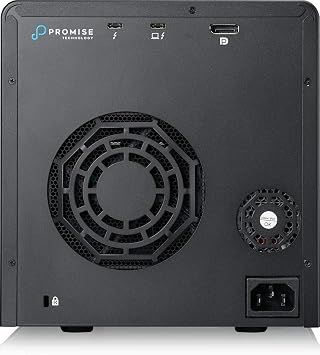 Promise Pegasus32 R4 40TB (4x10TB) Hybrid Thunderbolt 3 or USB32 Direct Attached RAID Storage, High Performance External