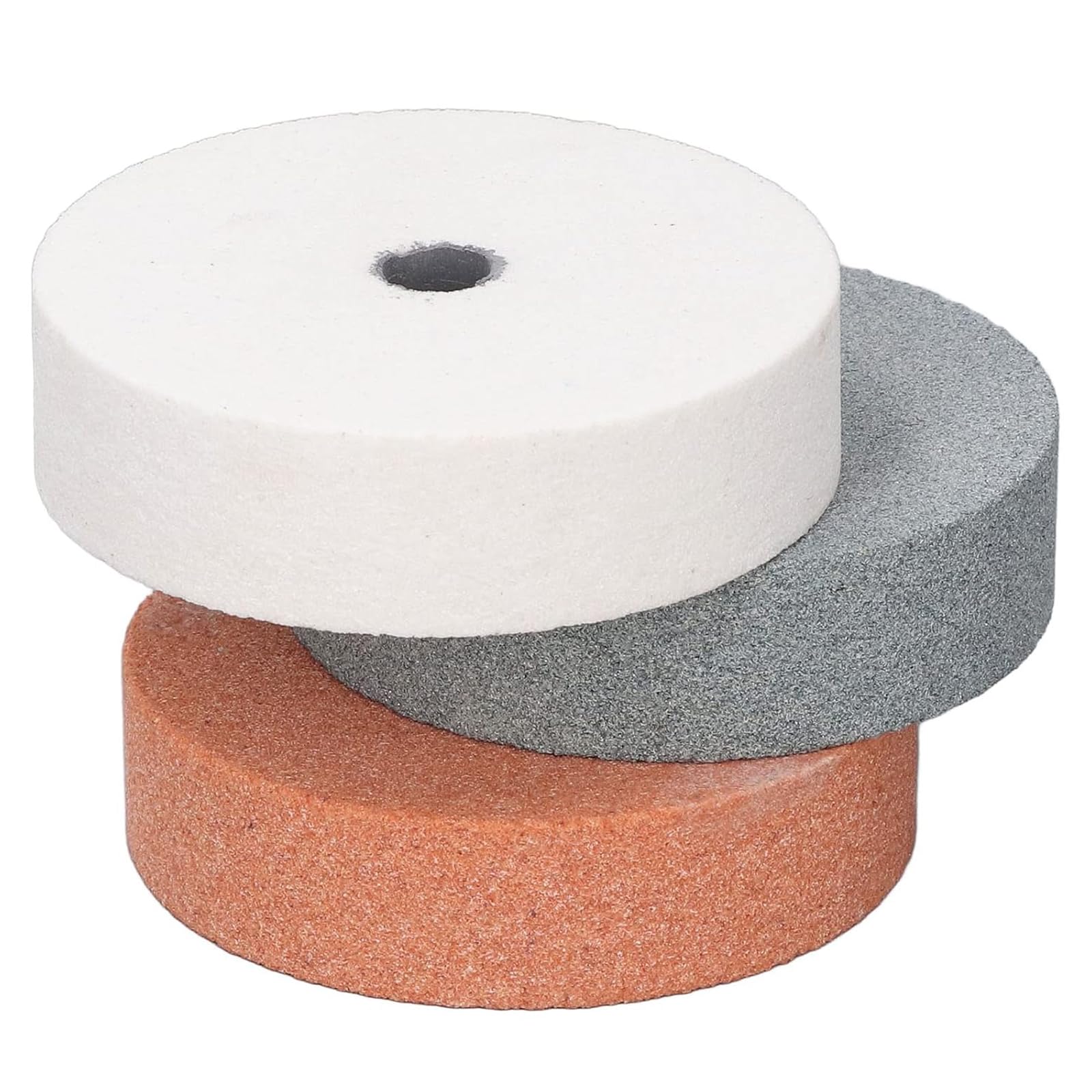 3 Pezzi Mola da Banco in Carburo di Silicio, Disco Abrasivo, Disco per Mola da Banco, Dischi Abrasivi per la Lucidatura di Metallo Ceramica Marmo Lavorazione del Legno