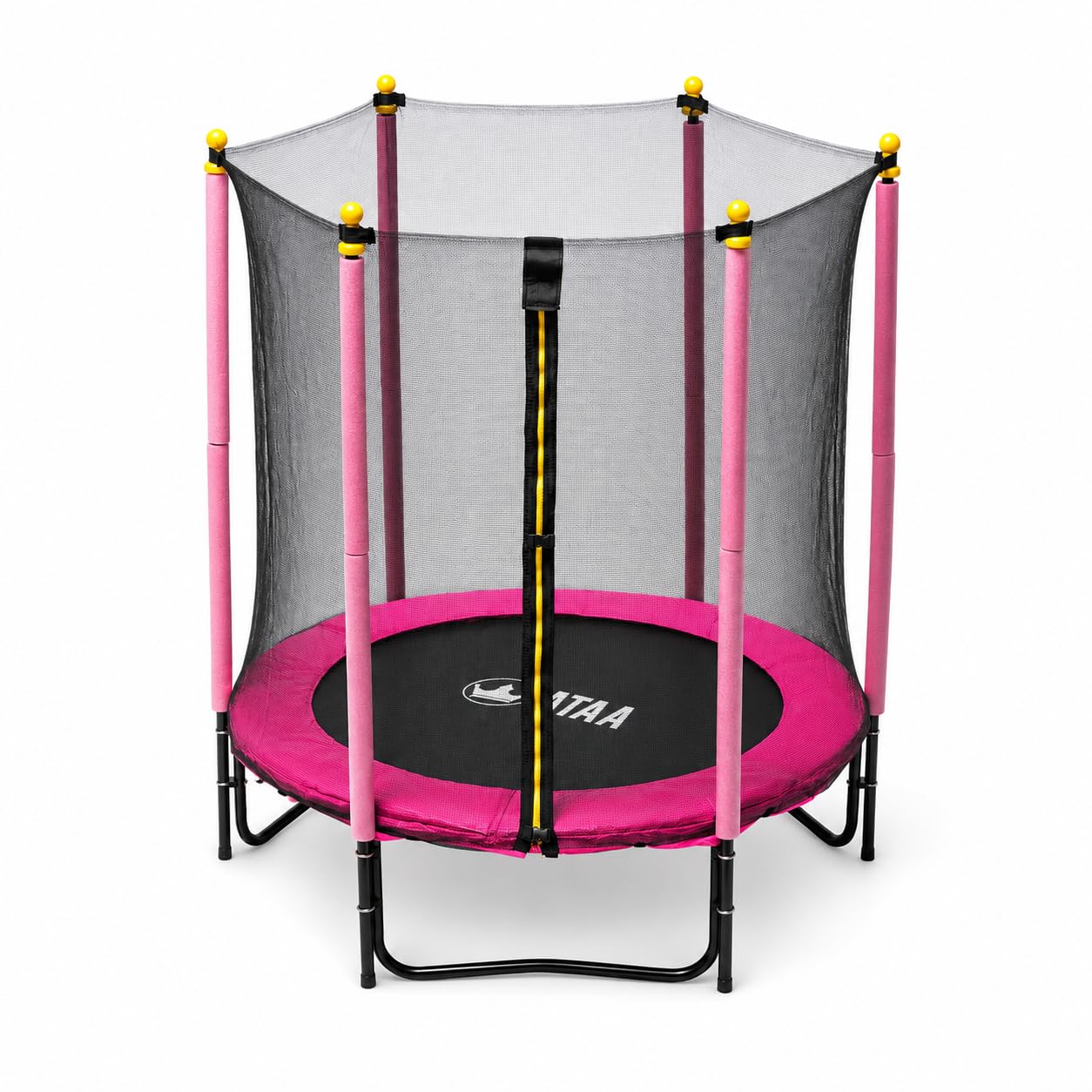 Cama elástica para niños ATAA 140cm Plus – Red Cremallera, Acolchados