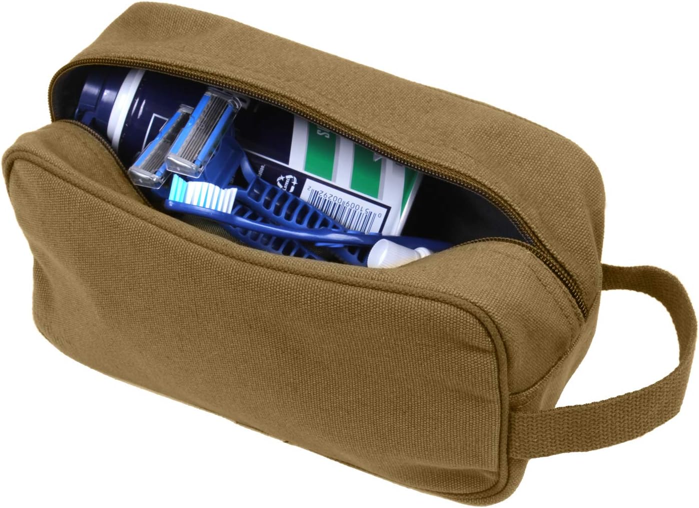 Rothco Heavyweight Canvas Travel Dopp Kit - Shave and Shower Toiletry Organizer image 2