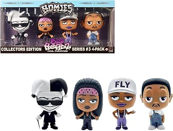 Homies Big Headz Series 3 Collectors Edition 4-Pack of Figures by Homies 20459