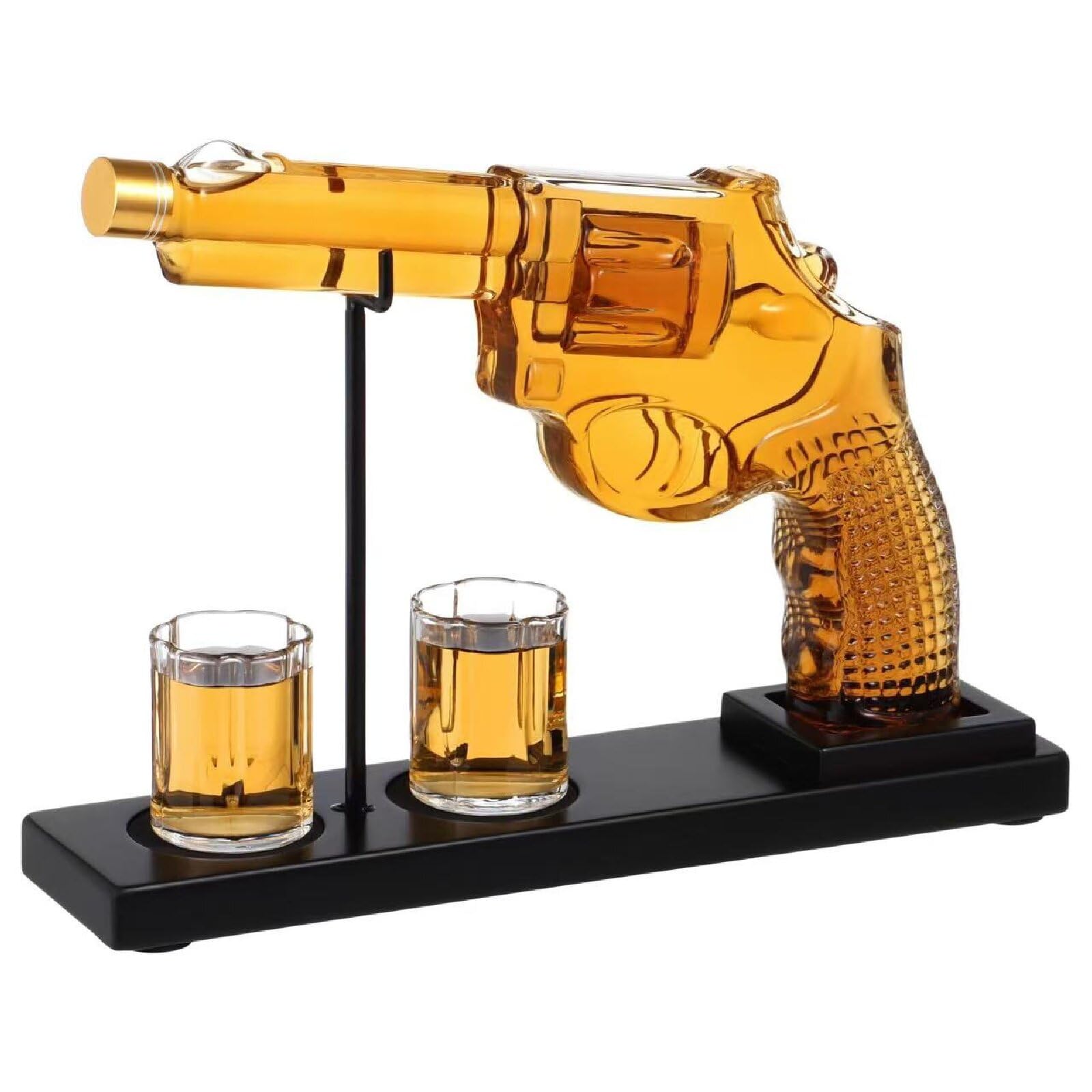 VHcgCGJ Animal-shaped decanter, 10 Oz Whiskey Decanter and 1.7 Glasses Set, Dispenser for Liquor Scotch Bourbon