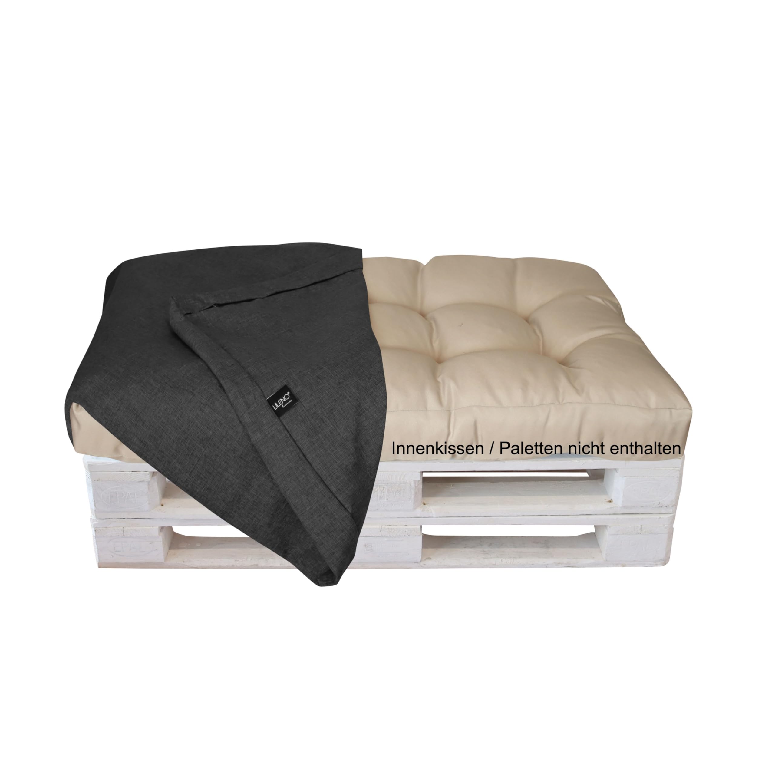 LILENO HOME Palettenkissen Bezug