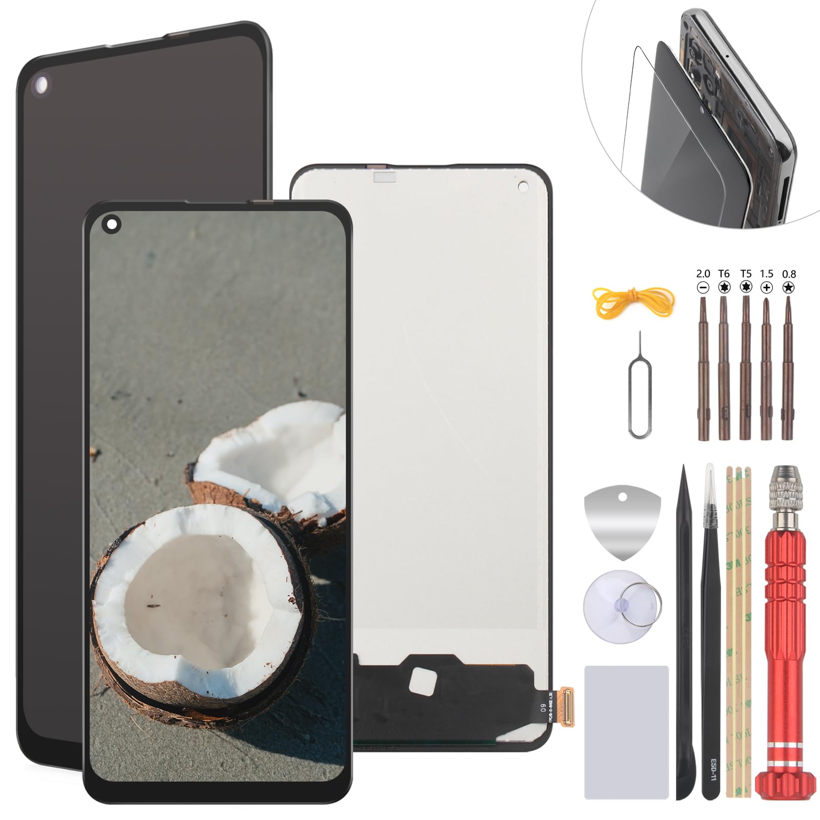 Ocolor LCD Display for OnePlus Nord N20 5G Screen Replacement for OnePlus Nord N20 GN2200 Touch Screen Digitizer Assembly with Tools