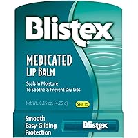 Vista 10 de Blistex Bálsamo labial de bayas medicadas, paquete de 3