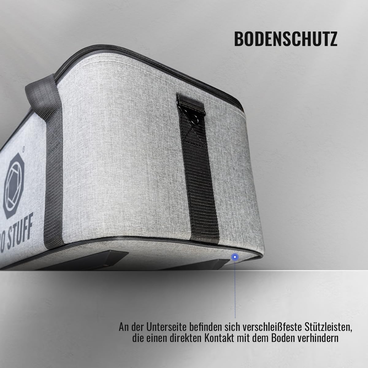 Bolsa de luz de estudio PRO STUFF SLB-01: ¡Protección y movilidad de primera clase para fotógrafos! Protección fiable, movilidad excepcional y máxima funcionalidad de las lámparas de estudio., Gris