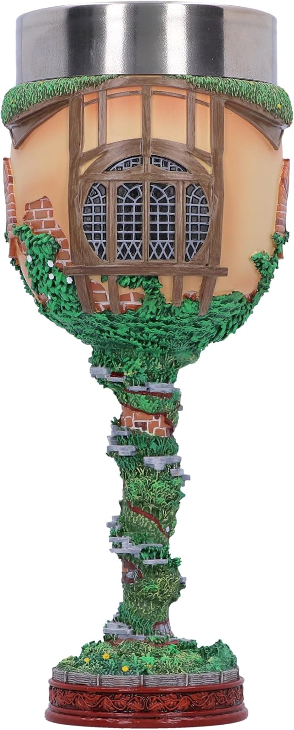 Nemesis Now Lord of The Rings The Shire Goblet 19.3cm, Resin, Officially Licensed Lord of The Rings Merchandise, Collectible Fantasy Giftware, Cast in The Finest Resin, Expertly Hand-Painted