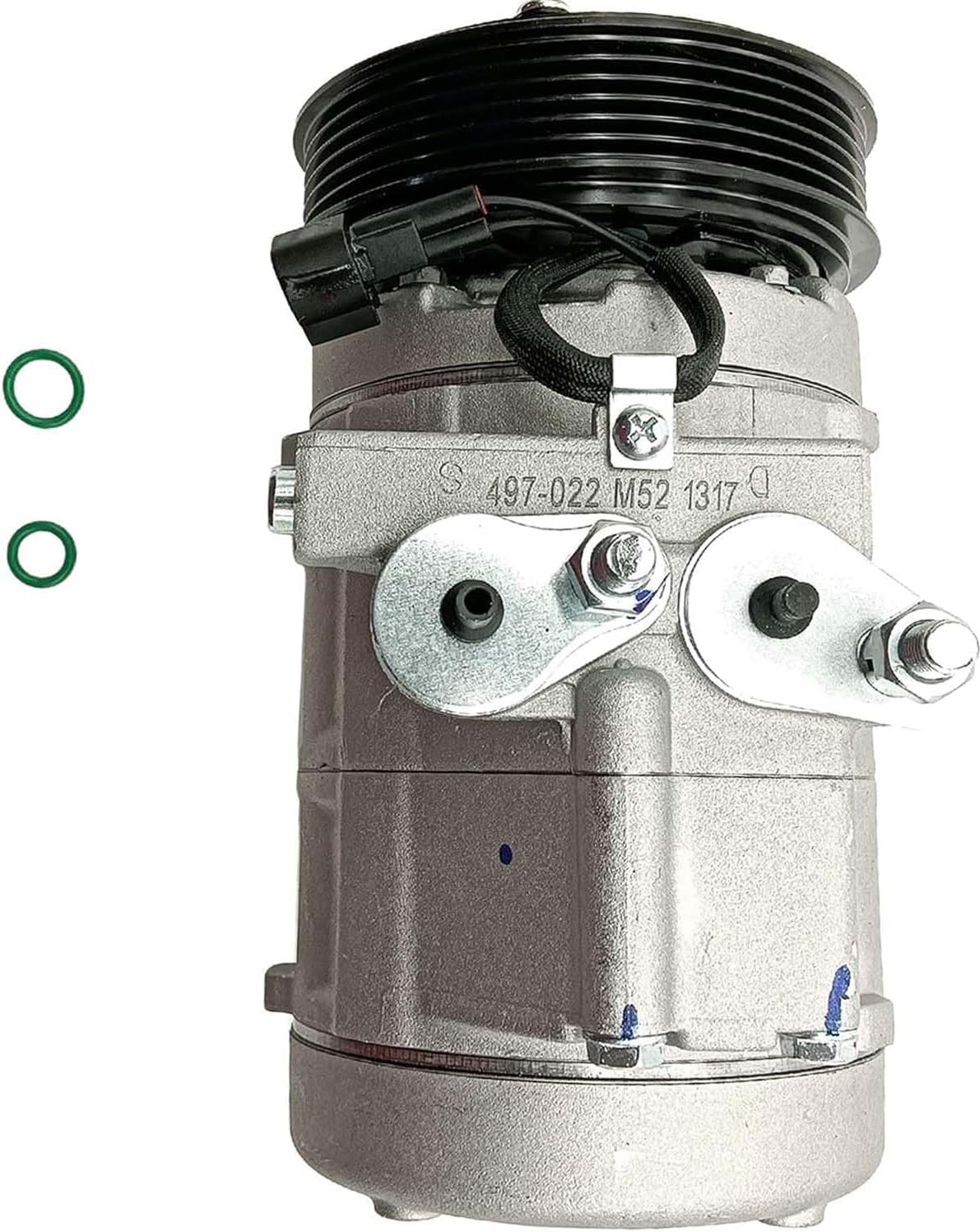 A/C Air Conditioner Compressor with Clutch Replacement for Ford Expedition F-150 F-250 F-350 F-450 F-550 F53 Lobo 2006-2014 for Lincoln Mark LT Navigator 2007-2014 CO 10905C