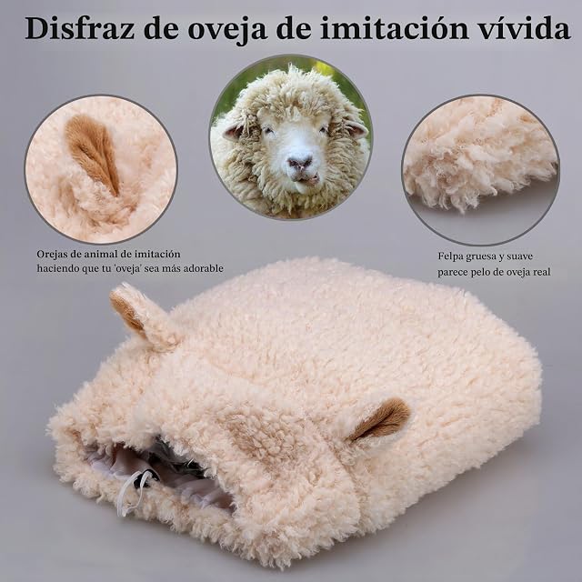 Foto 3 de 7 de Onmygogo Divertido disfraz de Reideer para mascotas para perro
