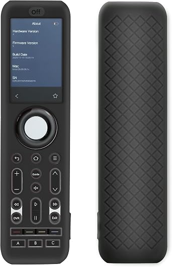 LEFXMOPHY Case Cover for SofaBaton X2 Universal Remote Control Protector Sleeve - Black
