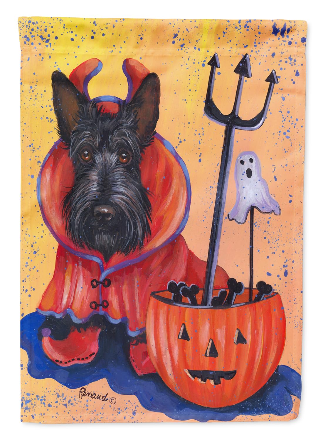 Drapeau écossais Boo Hoo en toile premium Caroline's Treasures multicolore