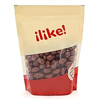 Vista 3 de Bolsa de 2 libras de almendras cubiertas de chocolate con leche Nueces clásicas cubiertas de chocolate Almendras tostadas recubiertas