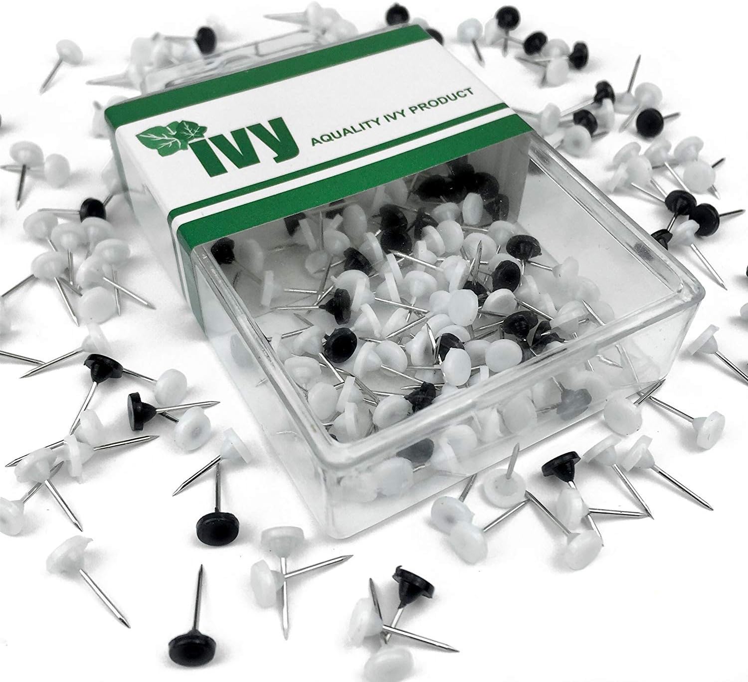 GTSE Lot De 100 Clips Ronds Blancs Pour Câbles De 7 à 10 Mm - Pour Plinthe, Câbles électriques, Murs