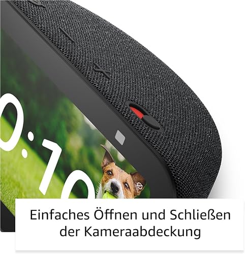 Echo Show 5 (Neueste Generation) | Kompakter smarter Touchscreen zum Steuern deines Smart Homes und mehr | Anthrazit, mit Alexa+ Early Access - 7
