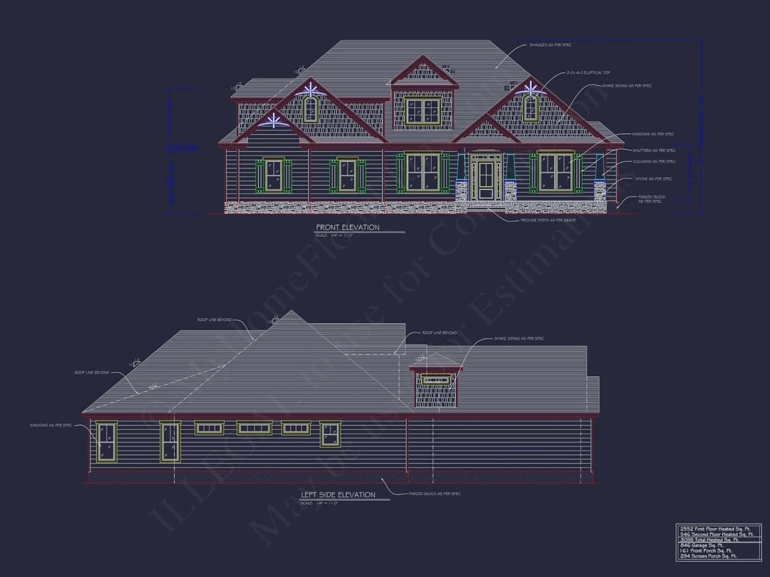 20-1751 House Plan - Explore a Stunning 1.5-Story House Plan with CAD Blueprints