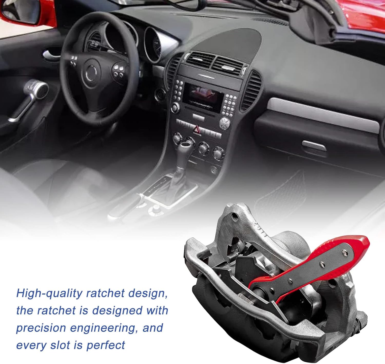 Brake Caliper Press Tool 360 Degree Swing Ratchet Brake Piston Spreader Wrench for Fixed Floating Calipers Small, Blue Press ToolBrake Compression ToolBrake (Large, Dual Color)